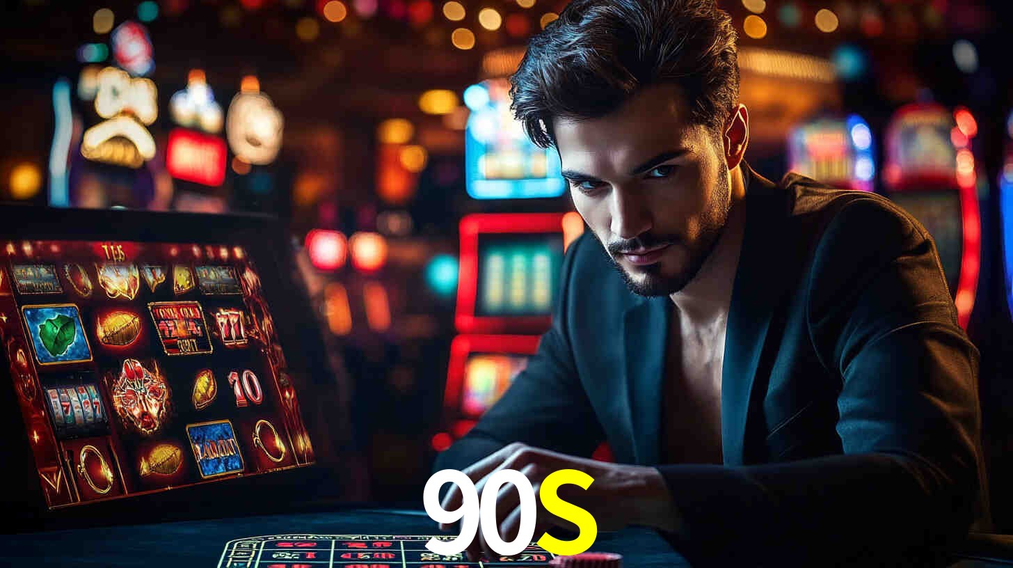 Interfaz de la app móvil 90S en un smartphone moderno